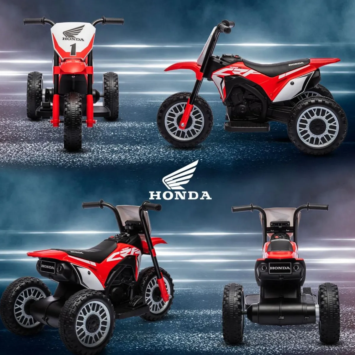 - Trimoto eléctrica infantil Honda*Homcom Clearance