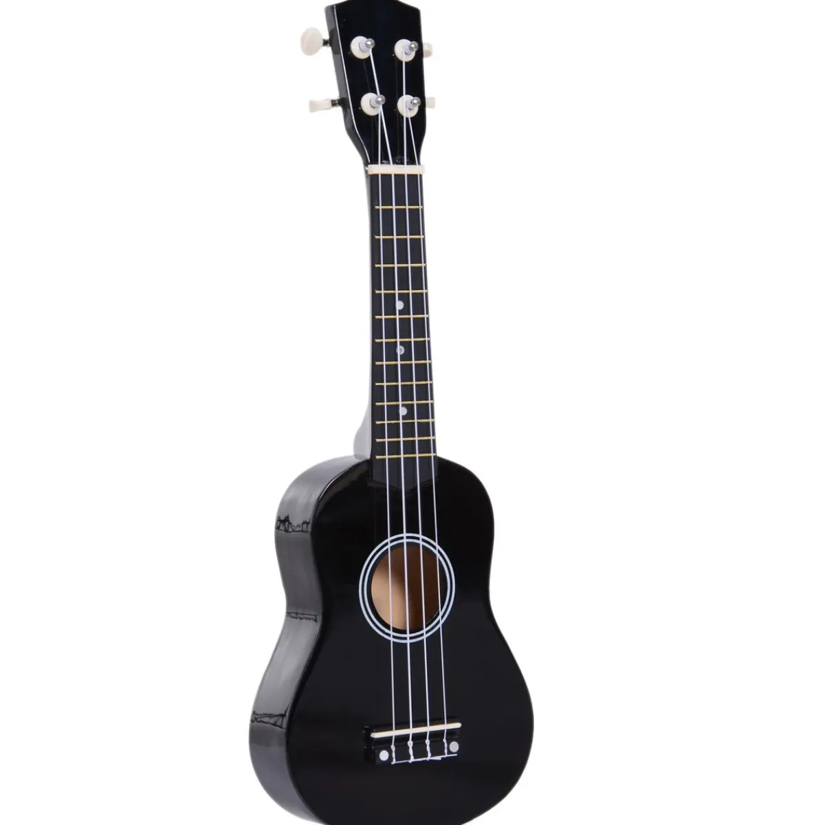 - Ukelele soprano 21" Madera Negro Música|Electrónicos