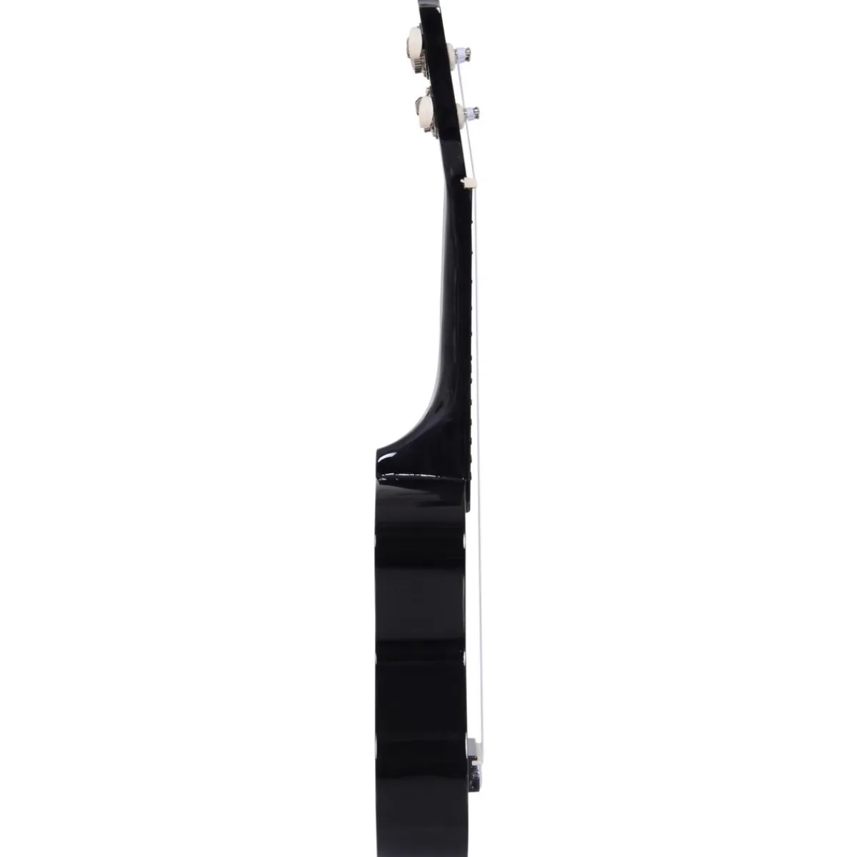 - Ukelele soprano 21" Madera Negro Música|Electrónicos