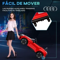 Outlet - Vehículo batería infantil Audi con mando a distancia Vehículos De Batería O A Pedales