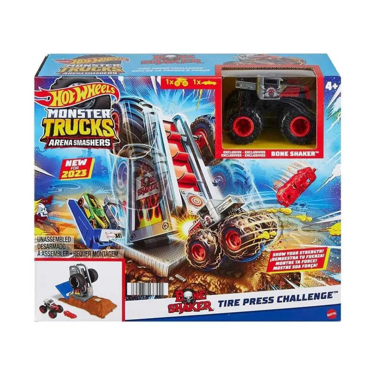 Hot Wheels - Arena de Retos de Destrucción Hot Wheels Monster Truck (Varios modelos) Vehículos Y Circuitos