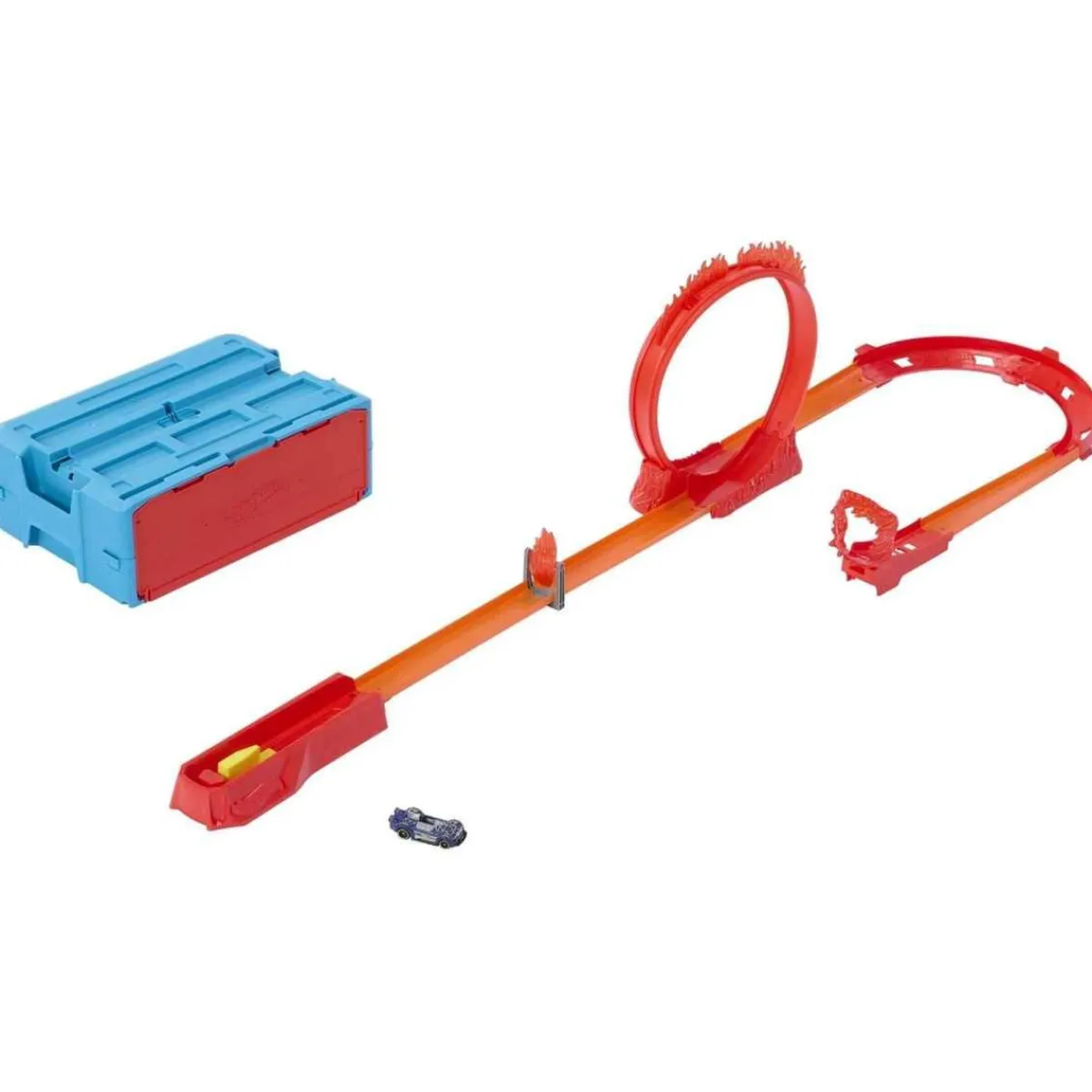 New Hot Wheels - Hot Wheels Pista Acrobacias en Llamas con vehículo incluido Vehículos Y Circuitos