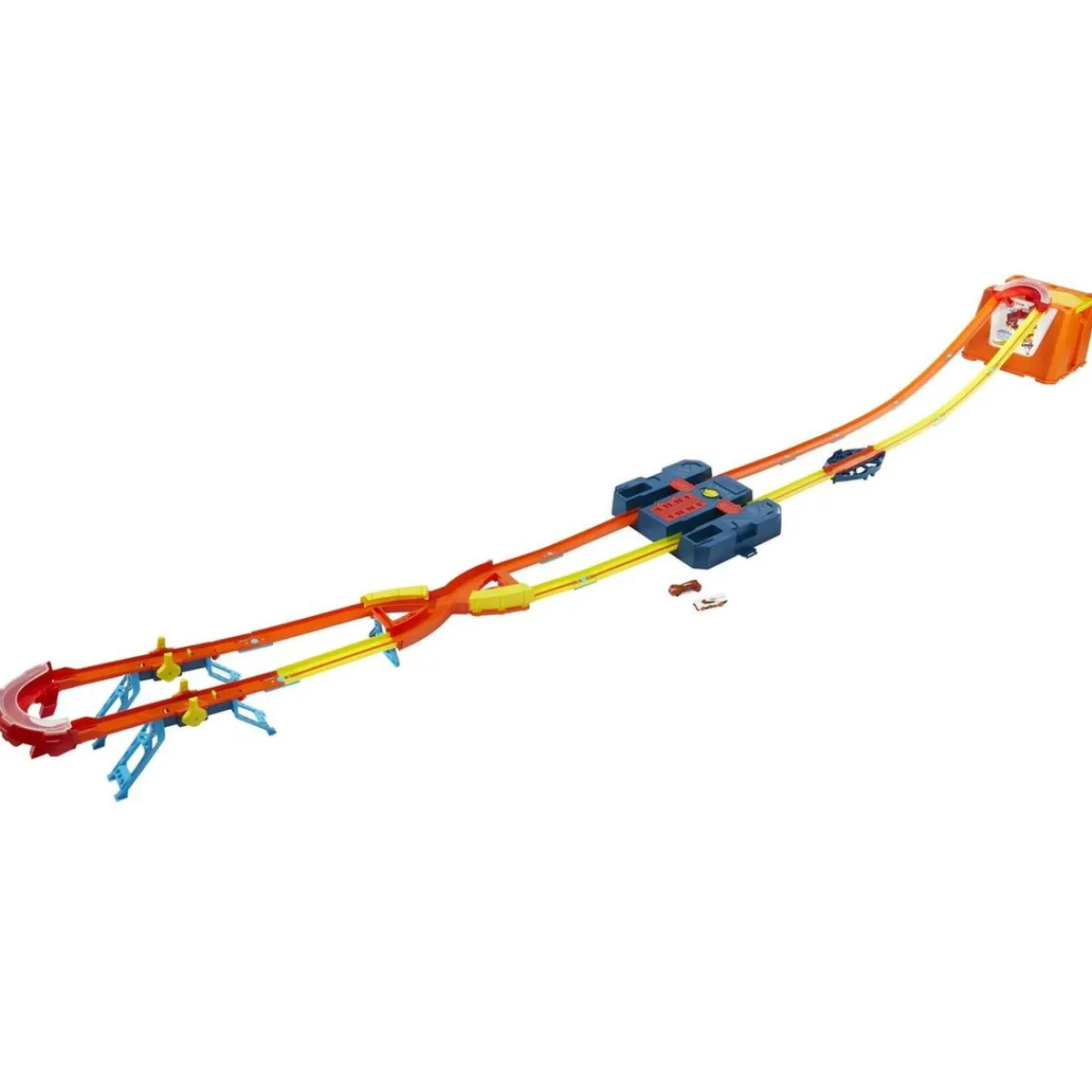 Hot Hot Wheels - Hot Wheels Track Builder Unlimited con 20 pies de pista y vehículo de juguete ㅤ Vehículos Y Circuitos