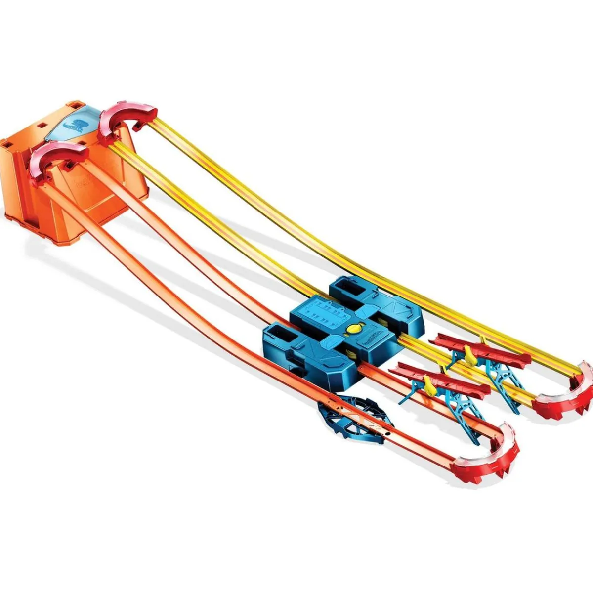 Hot Hot Wheels - Hot Wheels Track Builder Unlimited con 20 pies de pista y vehículo de juguete ㅤ Vehículos Y Circuitos