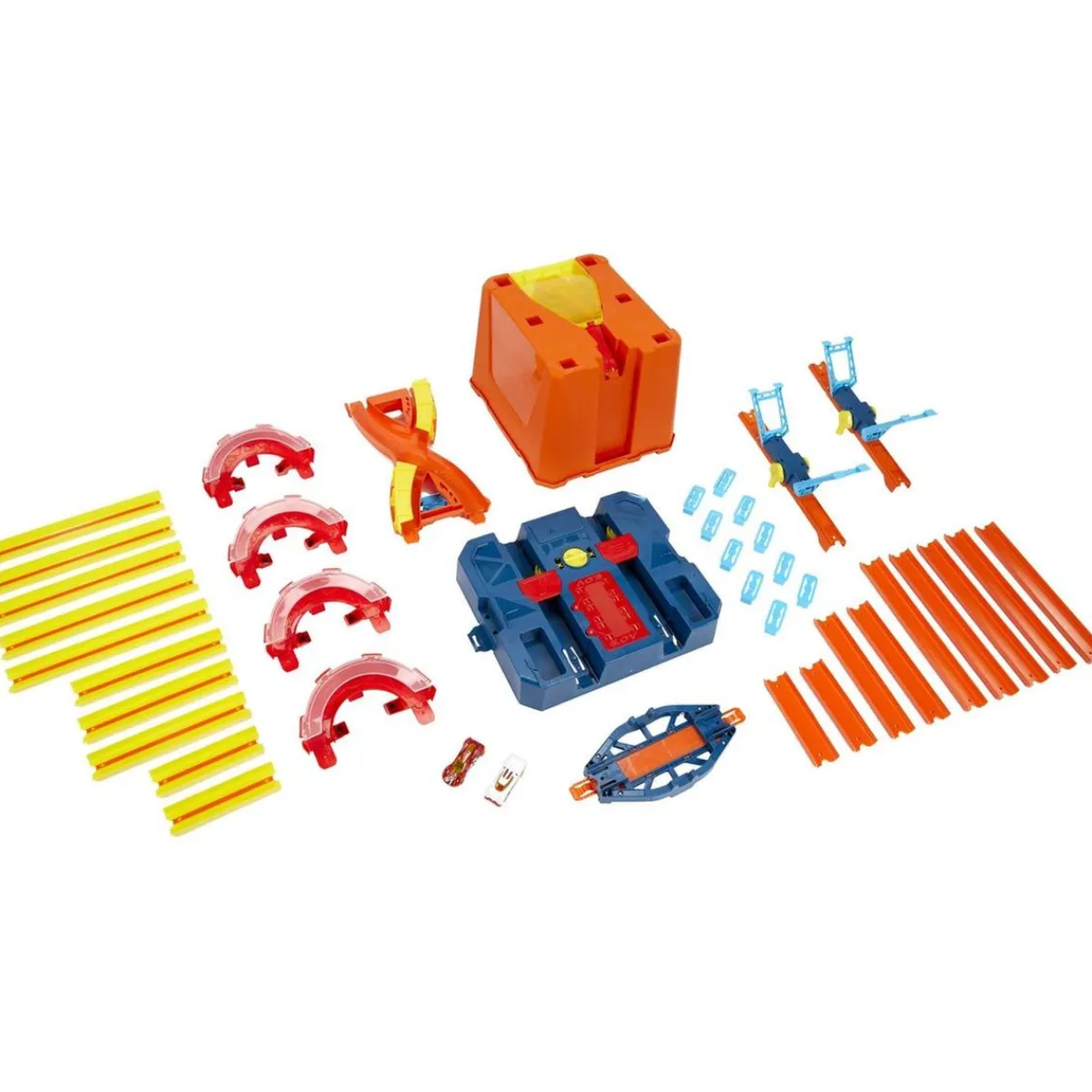 Hot Hot Wheels - Hot Wheels Track Builder Unlimited con 20 pies de pista y vehículo de juguete ㅤ Vehículos Y Circuitos