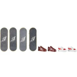 Hot Wheels - Monopatín de dedos Hot Wheels: Pack de 4 modelos variados (Varios modelos) ㅤ*MATTEL Discount