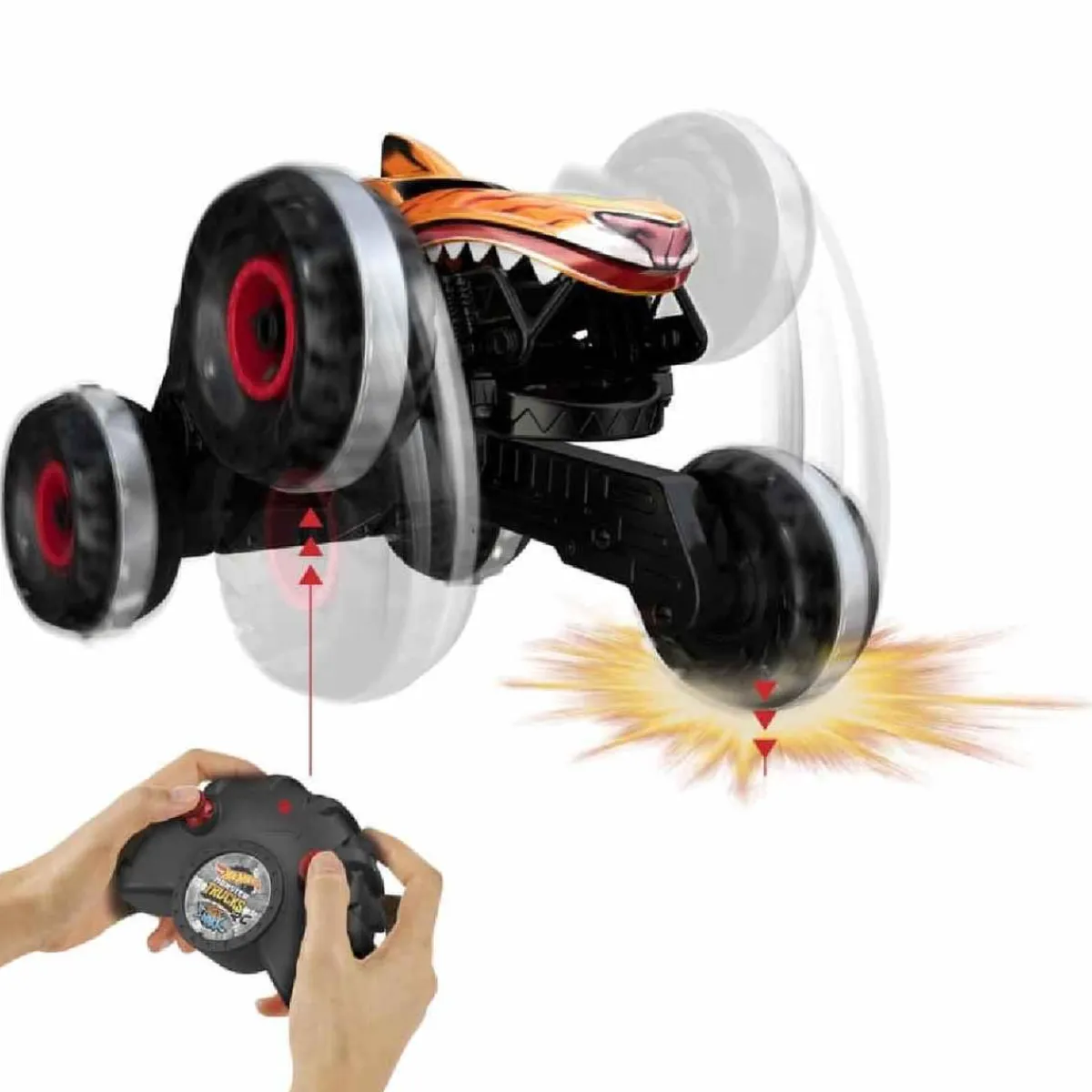 Hot Wheels - Monster Truck Radio Control Tiger Shark*MATTEL Best