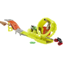 Hot Wheels - Monster Trucks Power juguete pista carrera*MATTEL Sale