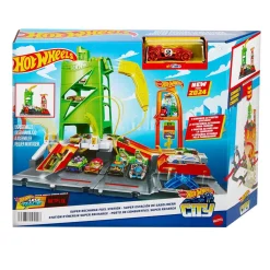 Hot Wheels - Pista Carreras Urbanas Estación de Recarga ㅤ*MATTEL