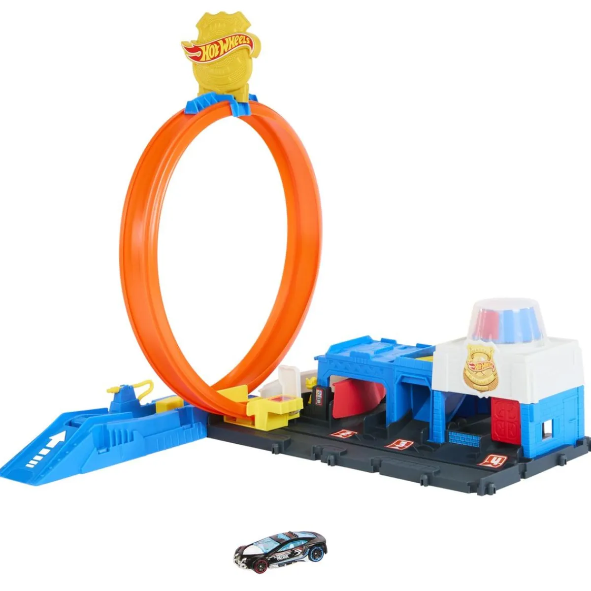 Sale Hot Wheels - Pista City super estación de policia Vehículos Y Circuitos