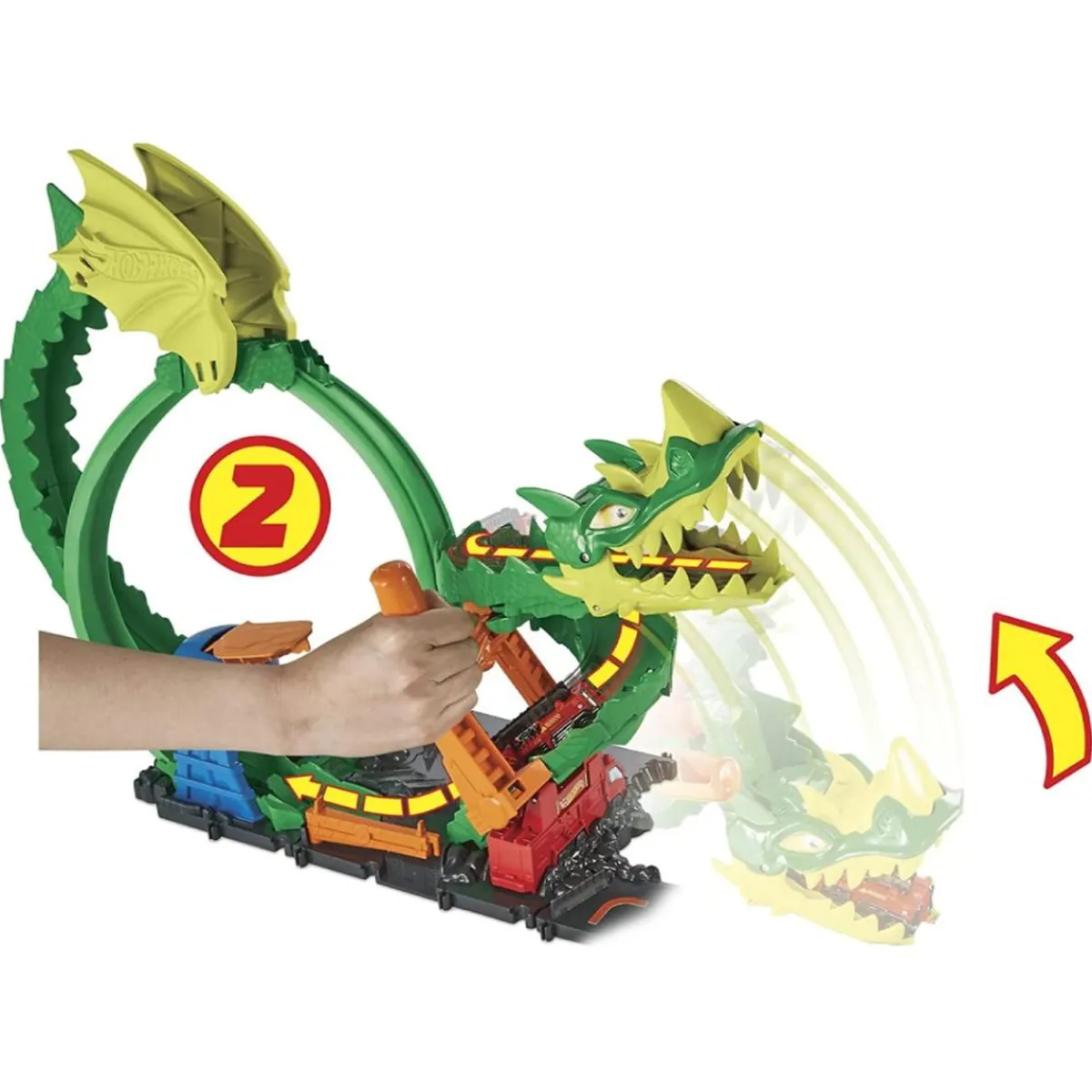 Hot Wheels - Pista dragón furioso en la ciudad*MATTEL