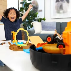 Best Hot Wheels - Playset neumáticos para acrobacias Monster Trucks Vehículos Y Circuitos