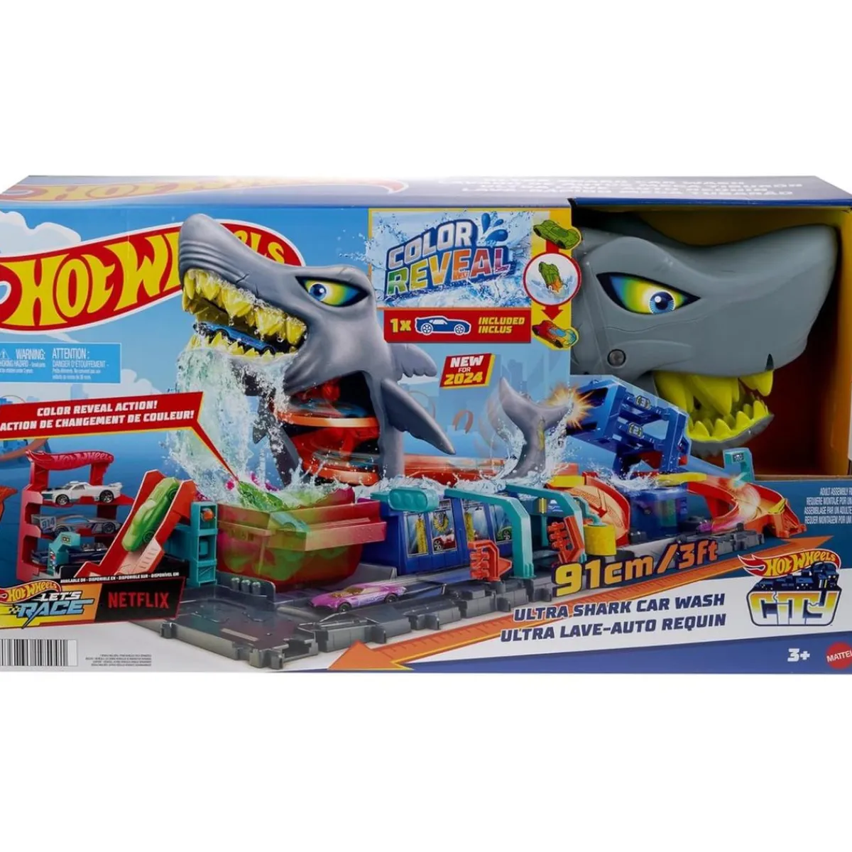 Hot Wheels - Túnel de lavado del Supertiburón*MATTEL Hot