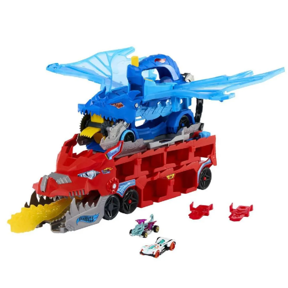 City - Dragón Transportador con Ataque Doble*HOT WHEELS Hot