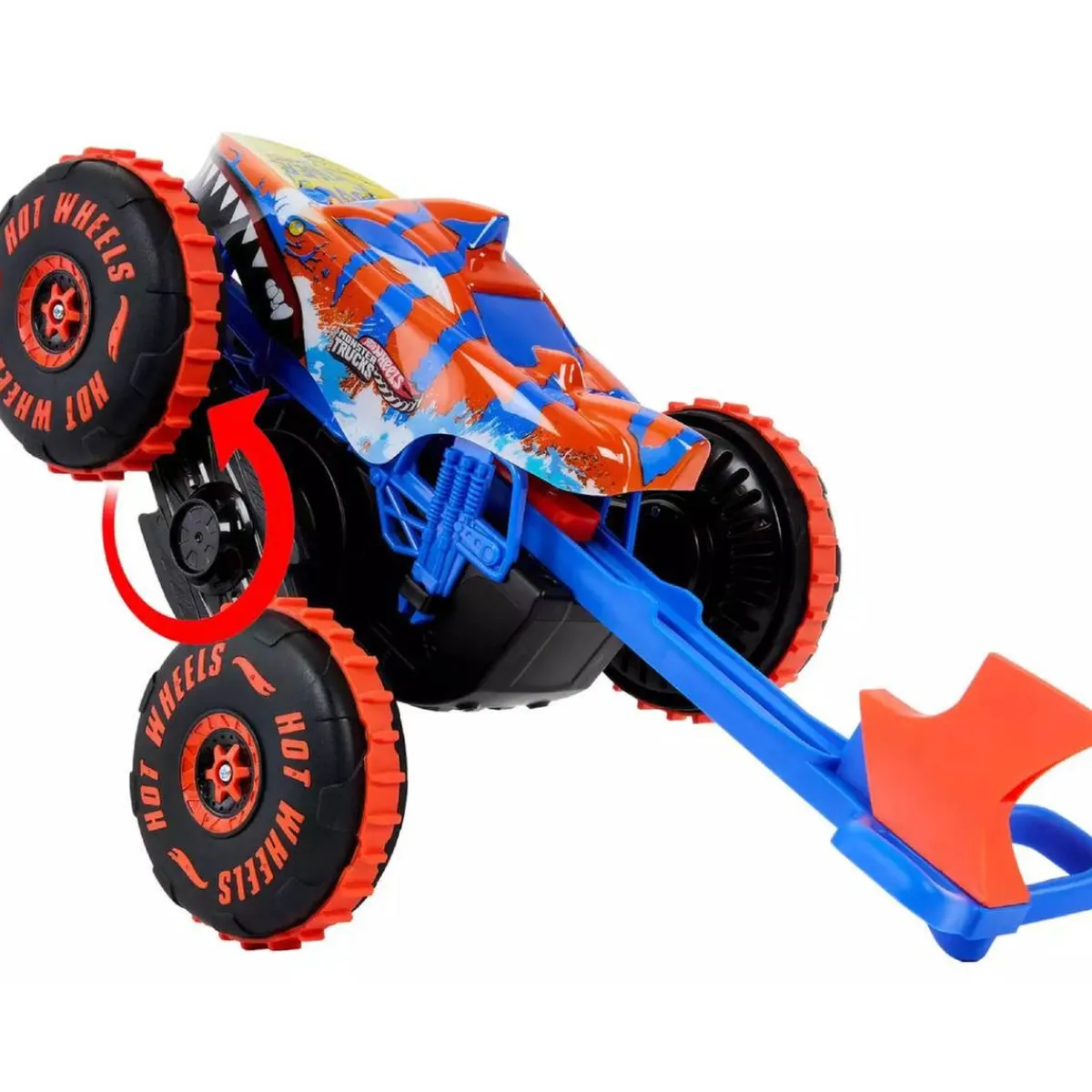 New Hot Wheels Monster Trucks - R/C Tiger Shark Vehículos Y Circuitos