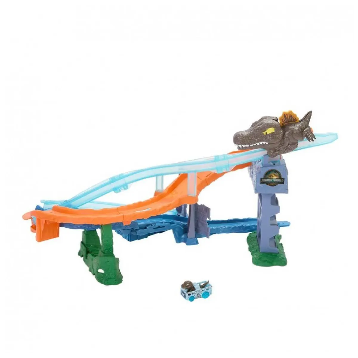 Hot Wheels RacerVerse - Pista Jurassic World Crash & Splash*MATTEL Sale