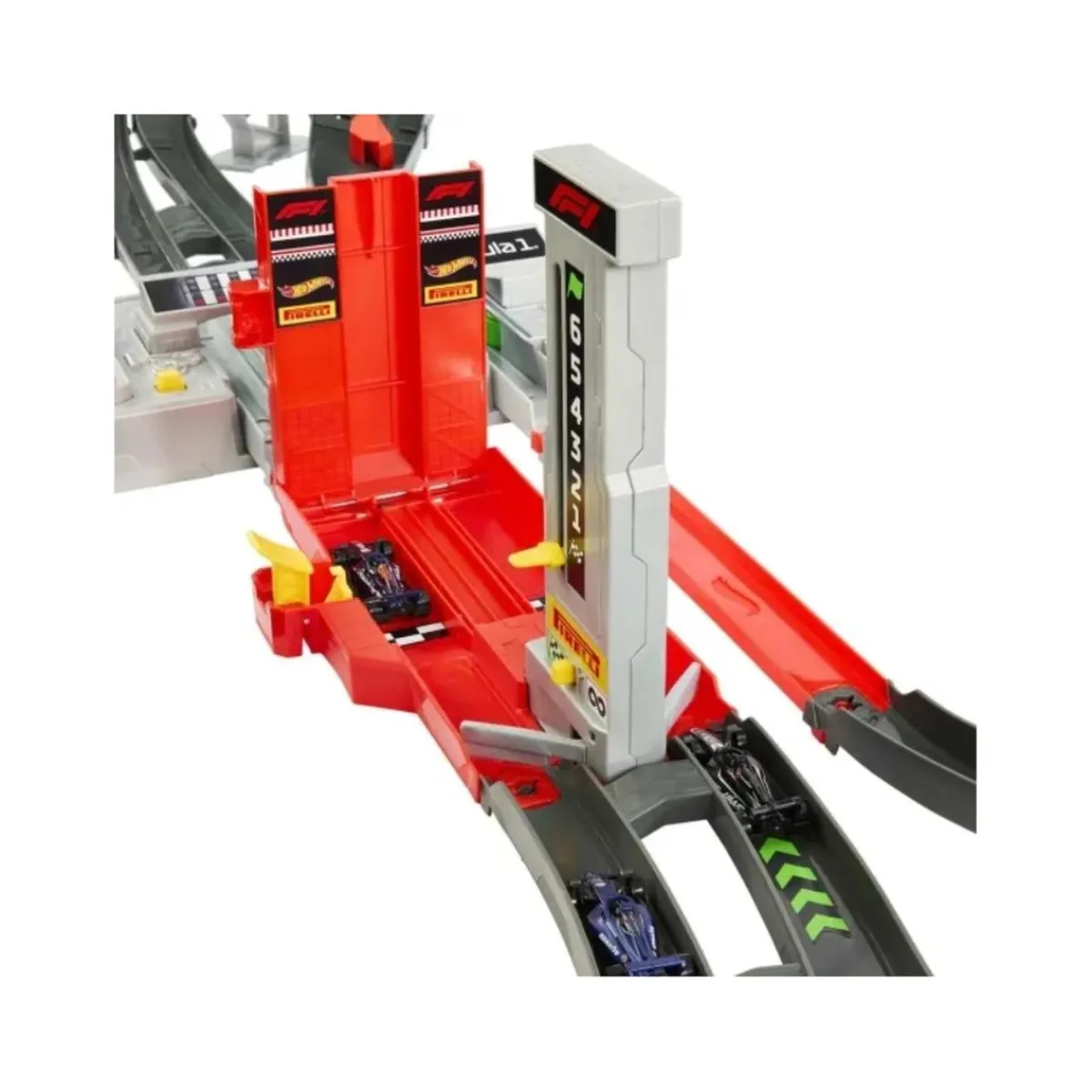 Hot Wheels Racing F1 Motorizada + 3 coches*MATTEL