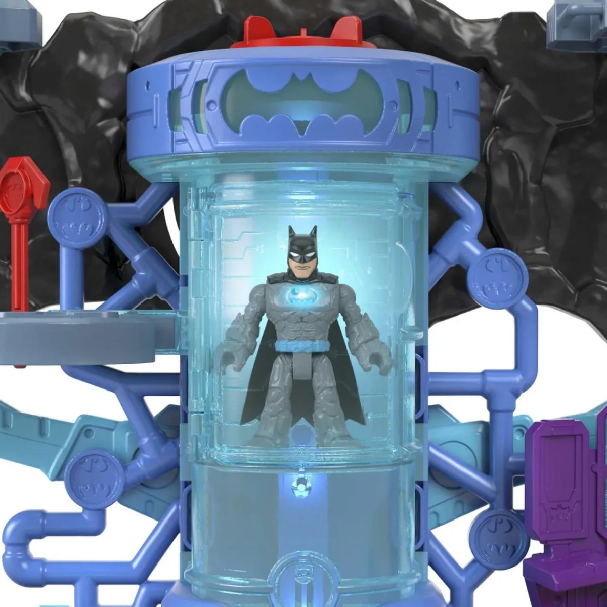 Imaginext - - Batcaverna Bat-Tech Coleccionables Y Mini Mundos