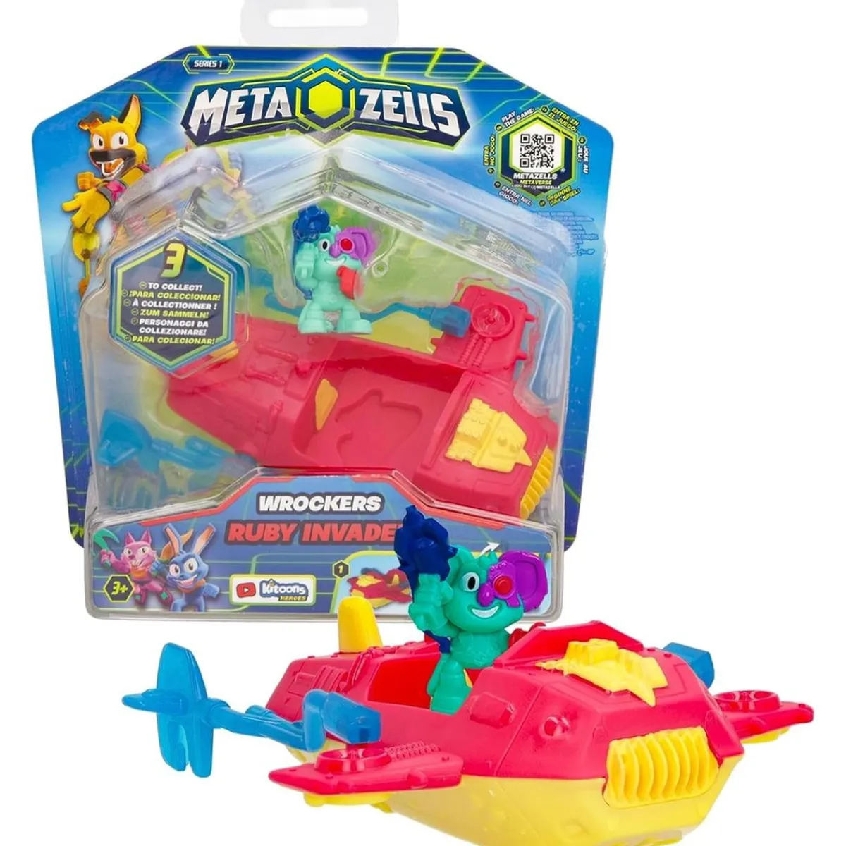 IMC Toys - Vehículo con funciones y figura incluida Ruby Invader ㅤ*VALUVIC