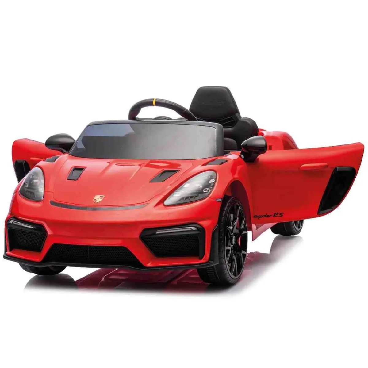 Online - Porsche Spyder 12V Rojo Vehículos De Batería O A Pedales