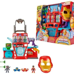 Online Iron Man and his Awesome Friends - Cuartel General Coleccionables Y Mini Mundos