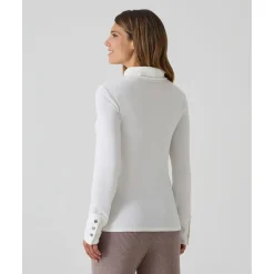 Discount Jersey de lactancia blanco de cuello alto Premamá·Moda|Moda·Camisetas