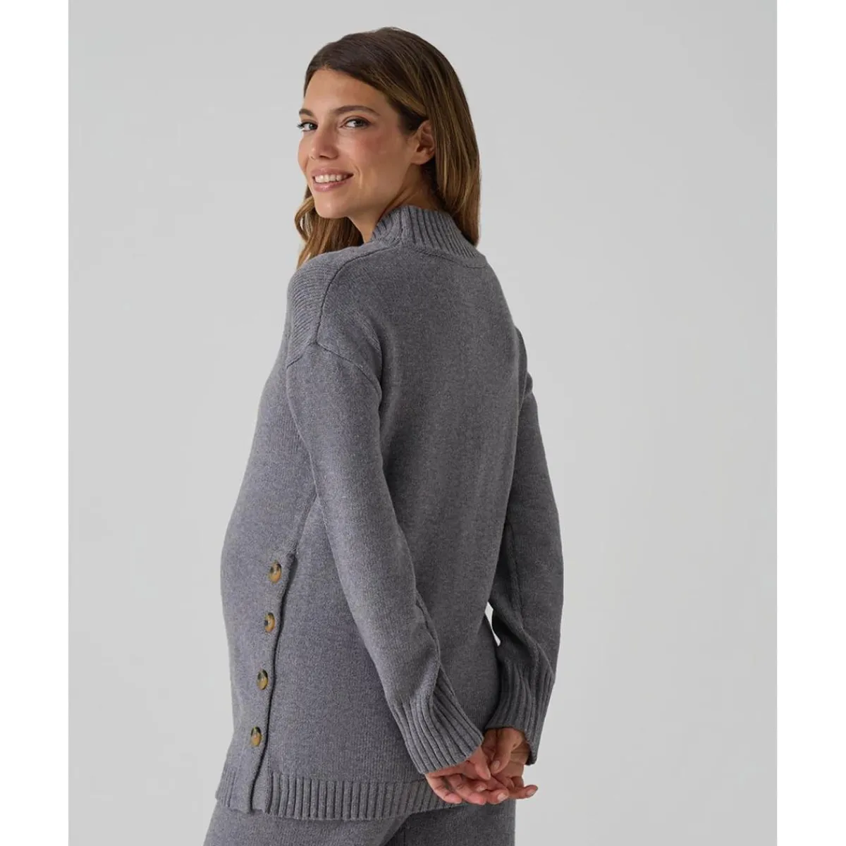 Jersey gris oscuro de lactancia*Prenatal Hot