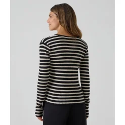 Jersey lactancia a rayas negro y beige*Prenatal Discount