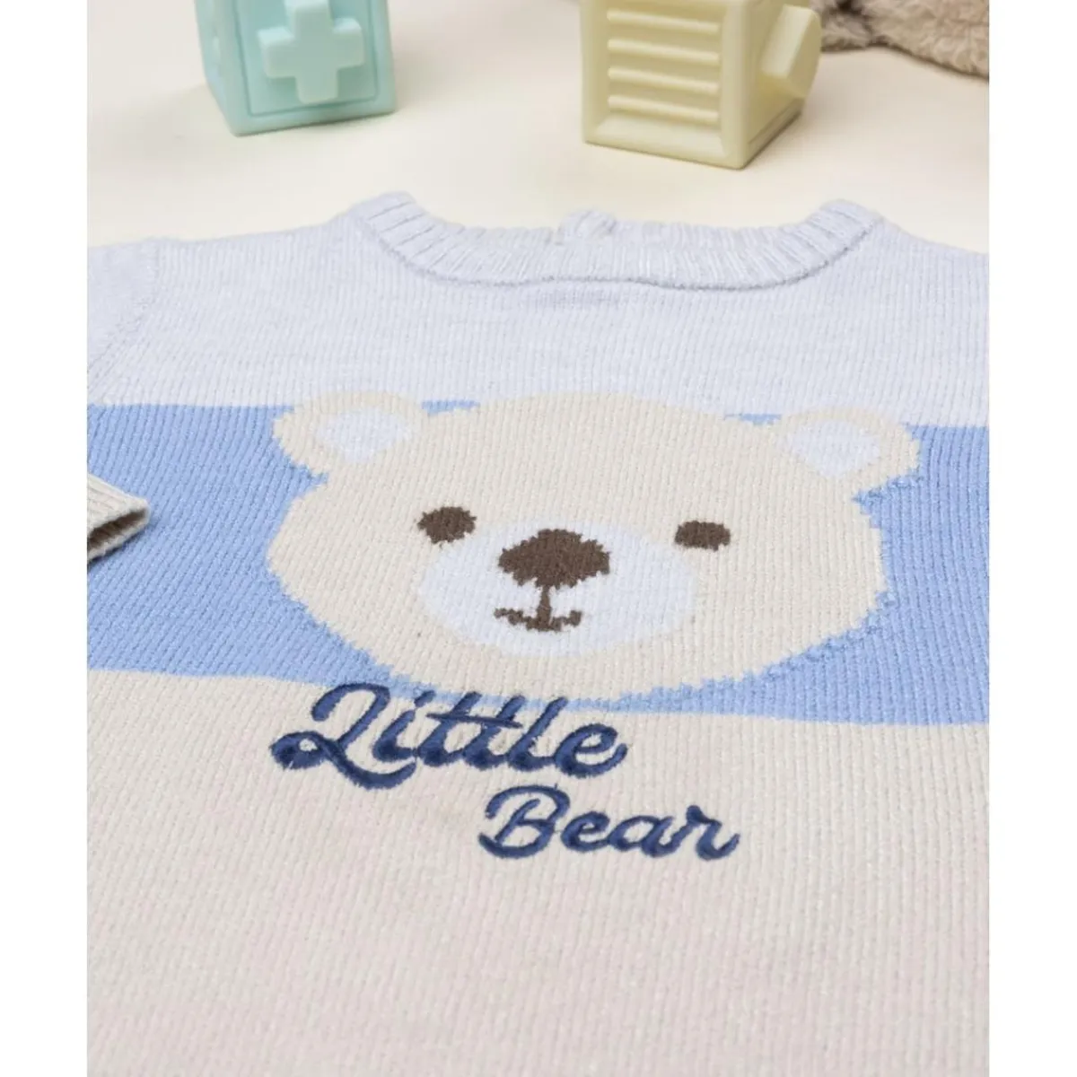 Jersey tricot niño azul/beige*Prenatal Hot