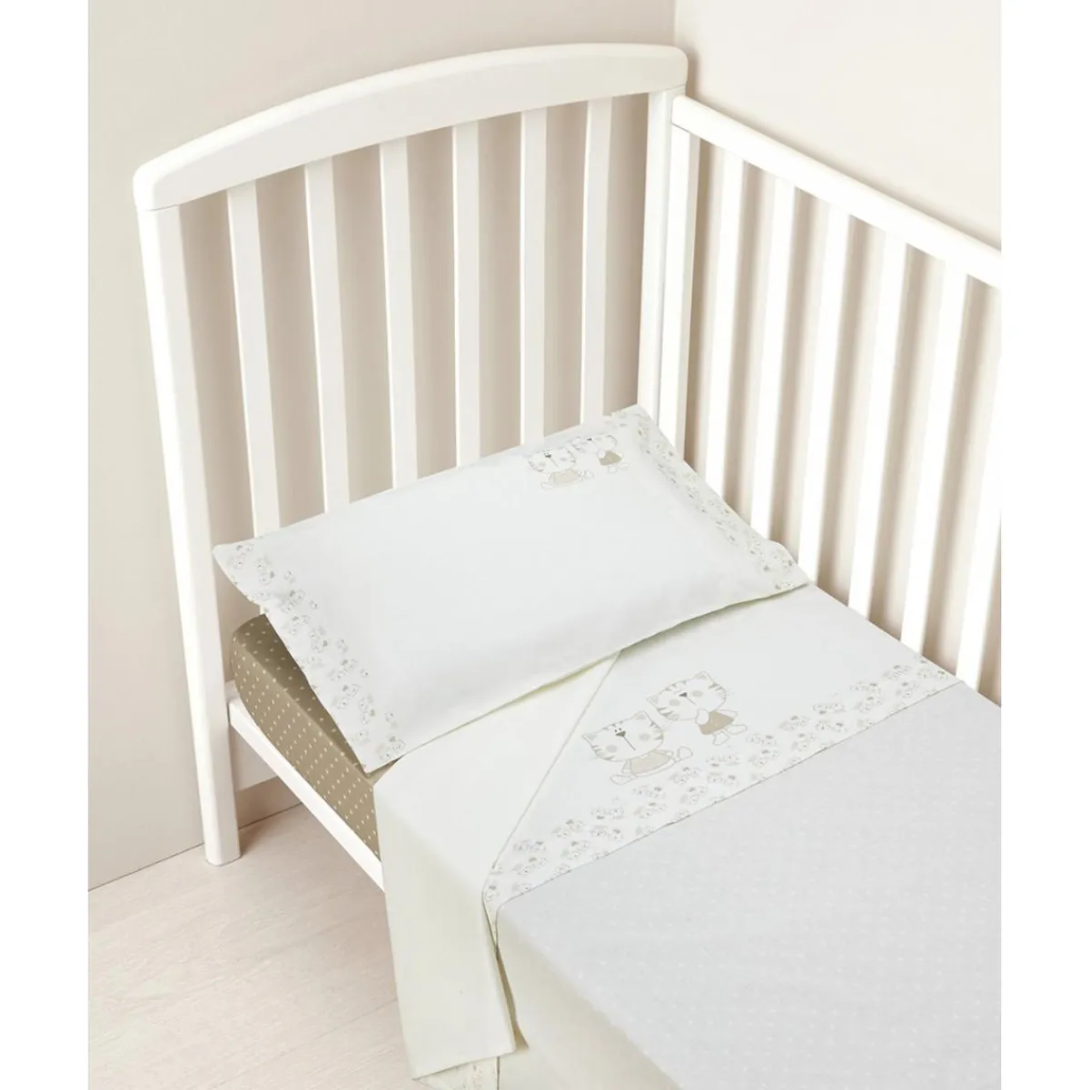 Discount Juego de cama de 3 piezas con estampado de animalitos Ropa De Cama·Sábanas Y Mantas|Recién Nacido·Ropa De Cama