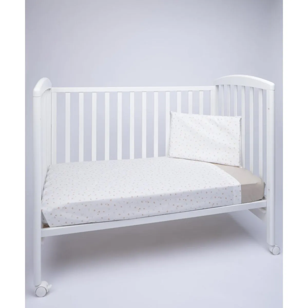 Discount Juego de Cuna 3 Piezas con Flores Naranjas Ropa De Cama·Sábanas Y Mantas|Recién Nacido·Ropa De Cama