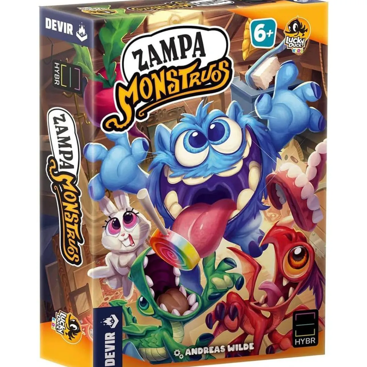Best Juego de mesa Zampa Monstruos ㅤ Friki Zone|Juegos Y Puzzles