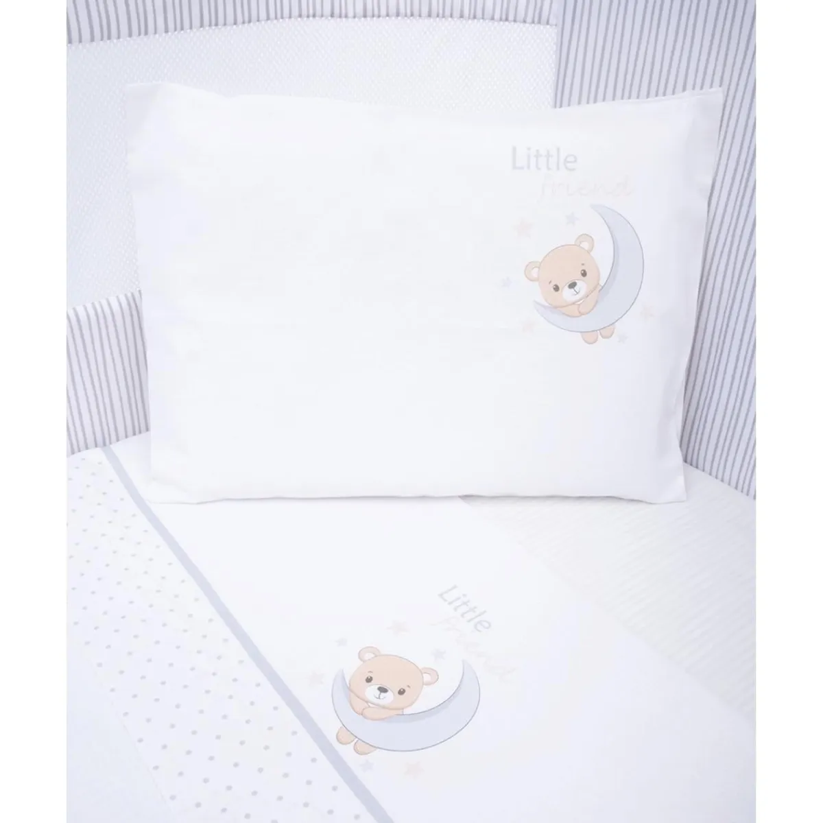 Juego de Sábanas Universal para Cuna/Cochecito 3 Piezas "Osito"*Prenatal Outlet
