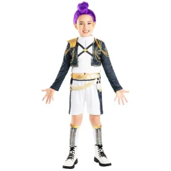 K-pop Demon Hunters - Disfraz Rumi Golden Deluxe - Talla S (7-8 años)*RUBIE´S