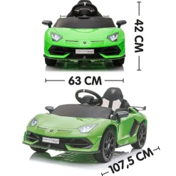 Clearance Lamborghini Aventador SVJ Roadster 12 V Vehículos De Batería O A Pedales