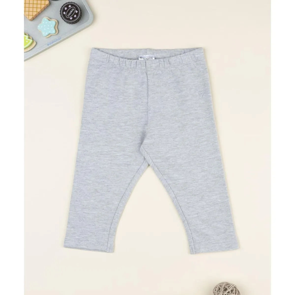 Leggings gris claro de niña*Prenatal Discount