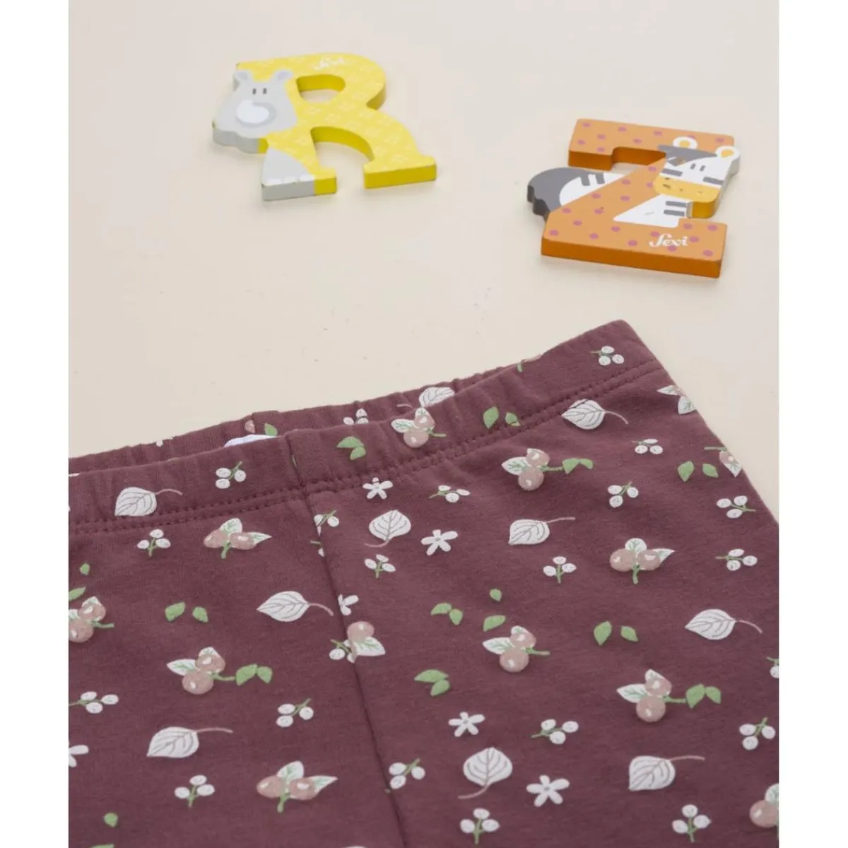 Sale Leggings niña rosa antiguo con estampado floral Niña·Bebé Niña 3-36 Meses|Bebé Niña 3-36 Meses·Leggings Y Faldas