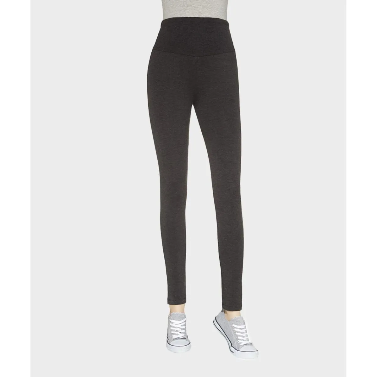 Leggings Premamá Gris Oscuro con Banda Ancha*Prenatal Sale