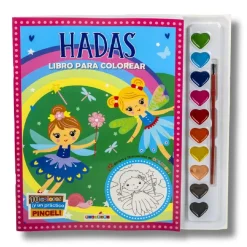Libro para colorear con acuarelas (varios modelos)*TOYS