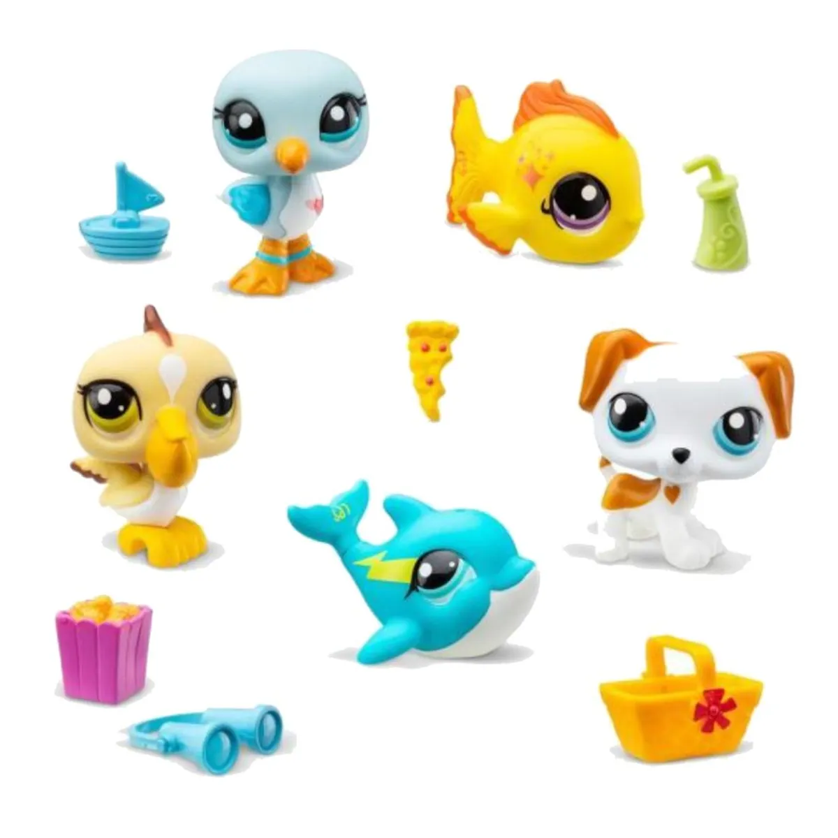 - Colección 5 figuras con accesorios (varios modelos) Coleccionables Y Mini Mundos
