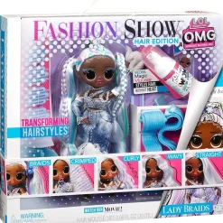 Hot - OMG Fashion Show Style Edition Lady Braids Coleccionables Y Mini Mundos