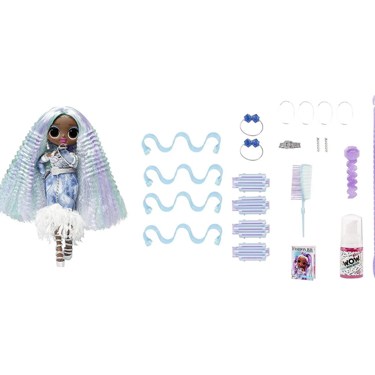 Hot - OMG Fashion Show Style Edition Lady Braids Coleccionables Y Mini Mundos