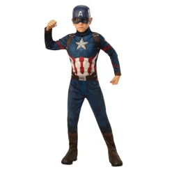 New Los Vengadores - Capitán América - Disfraz Infantil 8-10 años Halloween|Disfraces