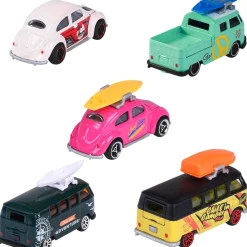 Majorette - Set de 5 vehículos Volkswagen The Originals, escala 1:64, partes en metal ㅤ*MAJORETTE TOYS Sale