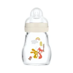 New - Biberón de cristal Feel Good 170 ml Beige Biberones Y Chupetes·Biberones