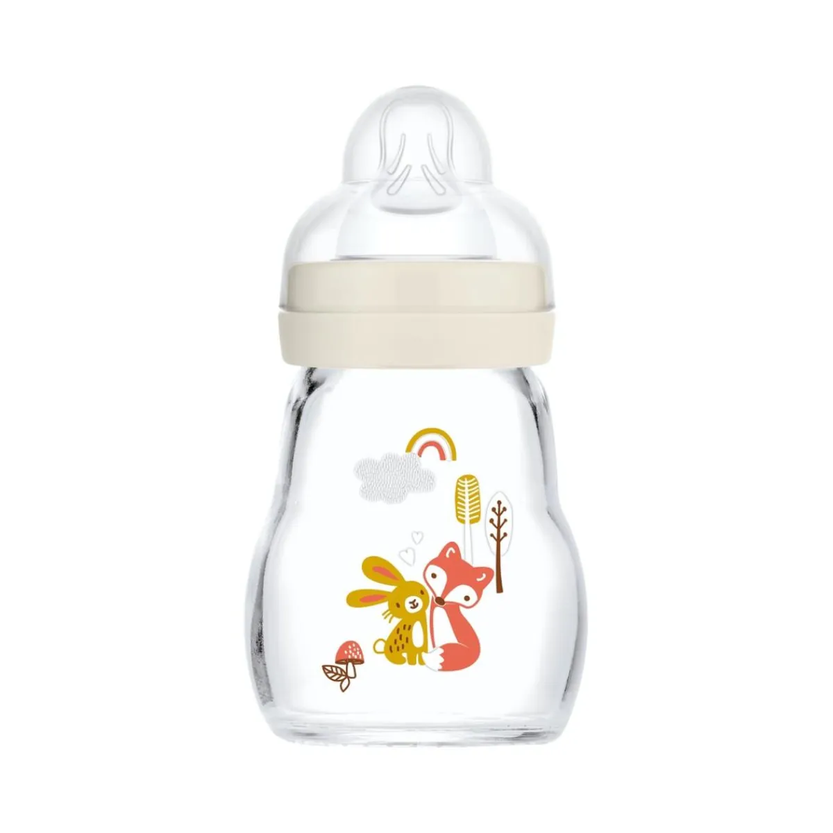 New - Biberón de cristal Feel Good 170 ml Beige Biberones Y Chupetes·Biberones