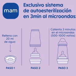 - Biberón Easy Start anticólicos 320ml Neutro*MAM Sale