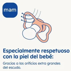 - Chupete Supreme Night silicona mate +6 meses rosa*MAM New