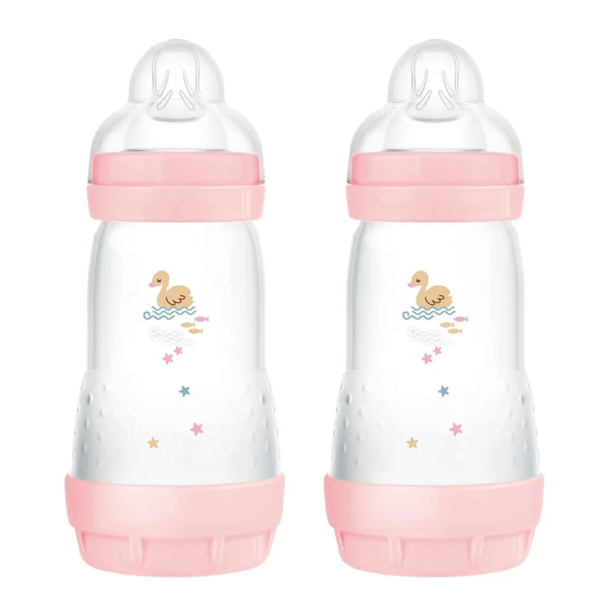 - Conjunto 2 biberones Easy Active anticólicos 260 ml Rosa*MAM Outlet
