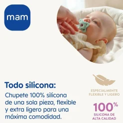 New - Pack 2 chupetes Comfort Silicona 3-12 meses - Rosa/Verde Biberones Y Chupetes·Chupetes